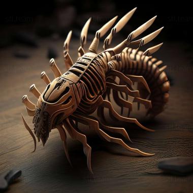 3D модель Scolopendra cretica (STL)